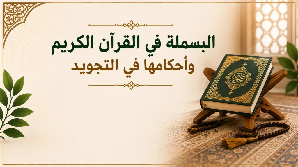 البسملة في القرآن الكريم وأحكامها في التجويد