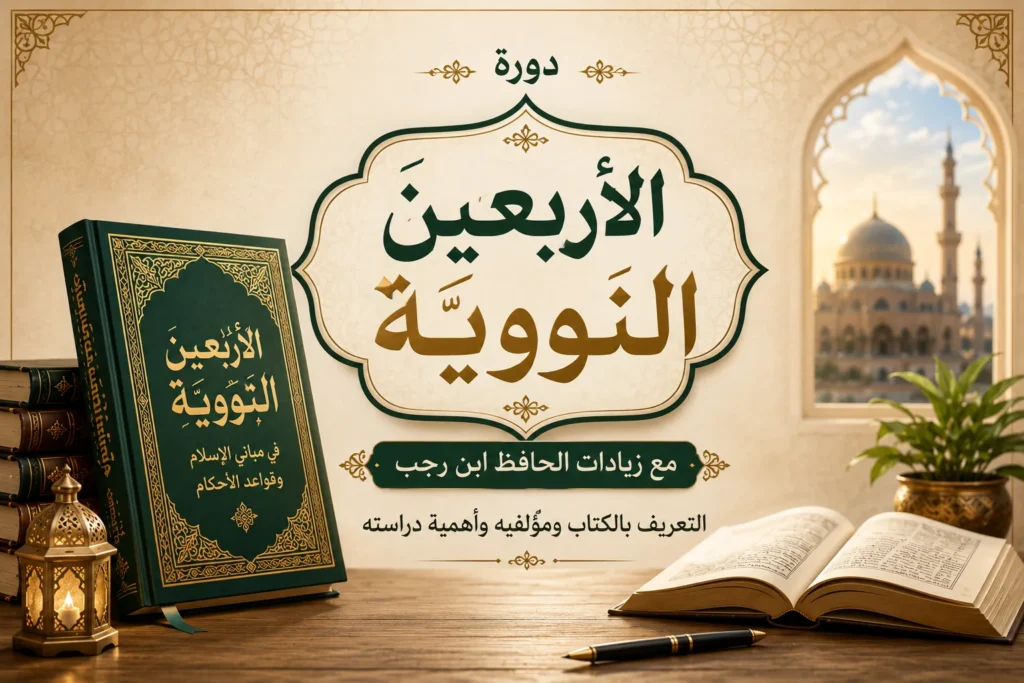 الأربعين النووية مع زيادات ابن رجب: التعريف بالكتاب ومؤلفيه